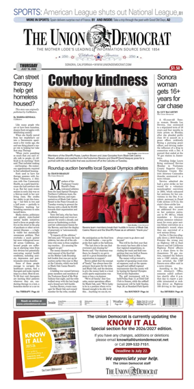 Cover of The Union Democrat