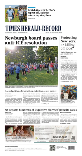 Cover of Times Herald-Record