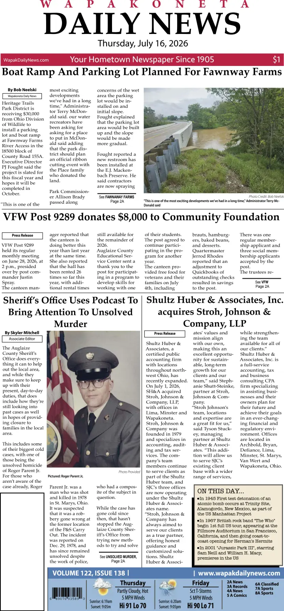 Cover of Wapakoneta Daily News