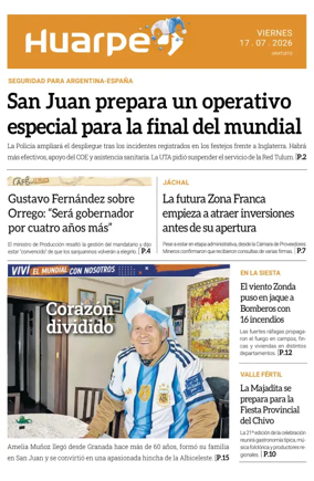 Cover of Diario Huarpe