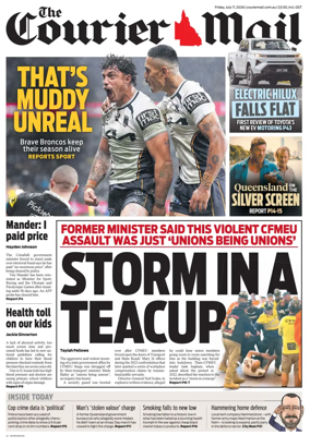 Cover of The Courier-Mail