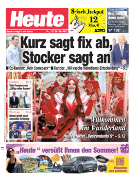 Cover of Heute - Oberosterreich Ausgabe