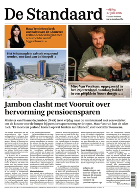 Cover of De Standaard