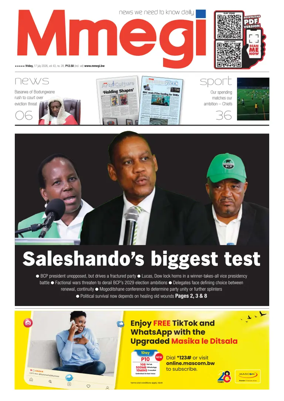 Cover of Mmegi