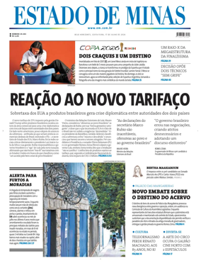 Cover of Estado de Minas (Brazil)