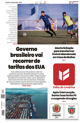 Cover of Folha de Londrina