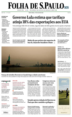 Cover of Folha de S.Paulo
