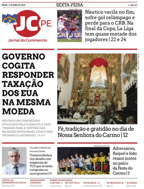 Cover of Jornal do Commercio