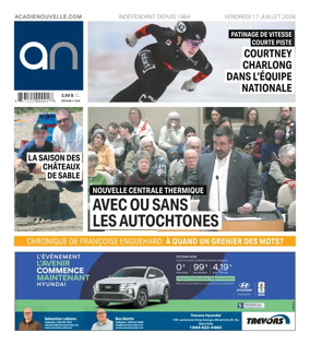Cover of Acadie Nouvelle