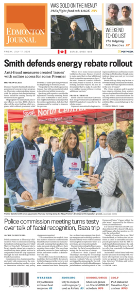 Cover of Edmonton Journal