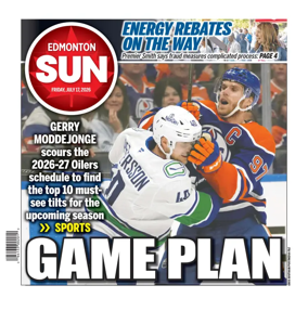 Cover of Edmonton Sun