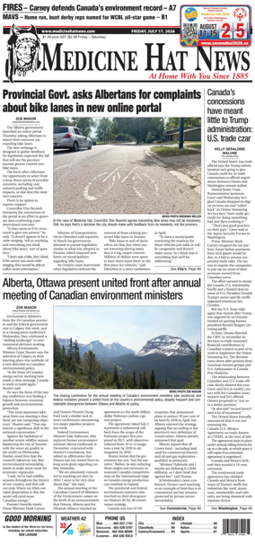 Cover of Medicine Hat News