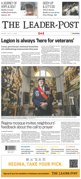 Cover of Regina Leader-Post