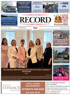 Cover of Sherbrooke Record