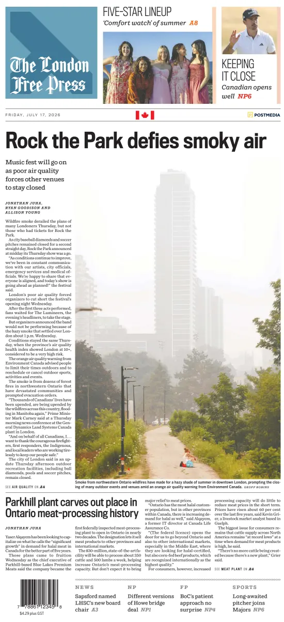 Cover of The London Free Press