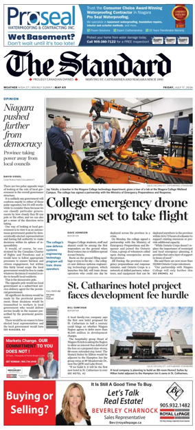 Cover of The Standard (St. Catharines)