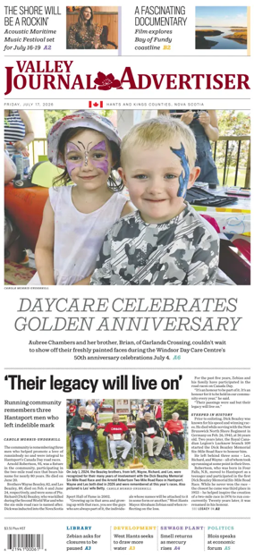 Cover of Valley Journal Advertiser