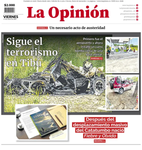 Cover of La Opinion