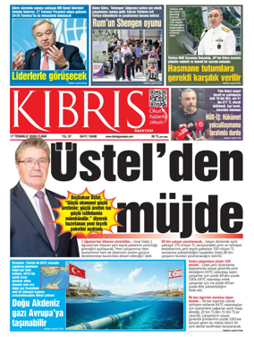 Cover of Kibris Gazetesi