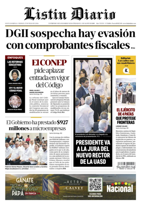 Cover of Listin Diario