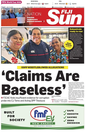 Cover of Fiji Sun