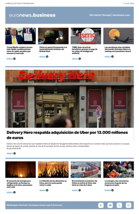 Cover of Euronews Business (Spanish) Compiled Edition