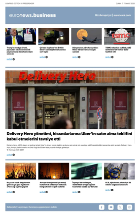 Cover of Euronews Business (Turkish) Compiled Editions