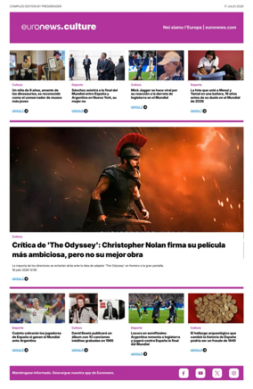 Cover of Euronews Culture and Sport (Spanish) Compiled Edition