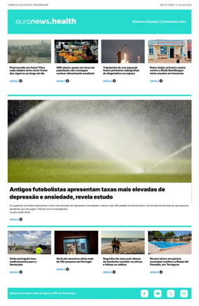 Cover of Euronews Health (Portuguese)