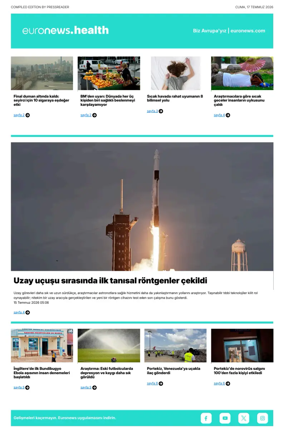 Cover of Euronews Health (Turkish) Compiled Edition