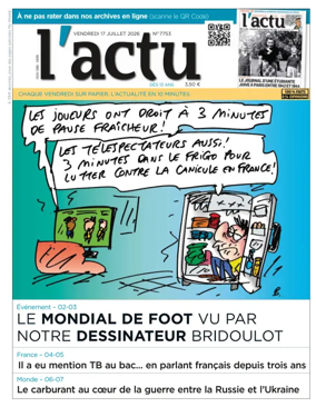 Cover of L'actu