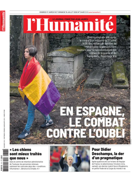Cover of L'HUMANITE