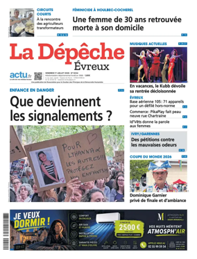 Cover of La Depeche Evreux