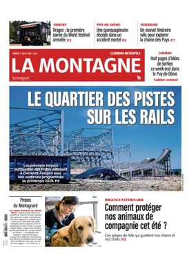 Cover of La Montagne (Clermont-Metropole)
