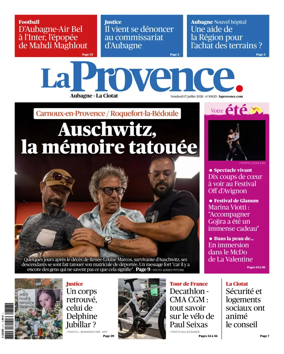 Cover of La Provence Aubagne-La Ciotat