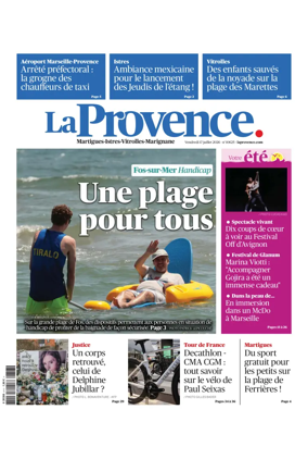 Cover of La Provence Martigues-Istres-Vitrolles-Marignane