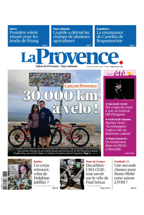 Cover of La Provence Salon-de-Provence / Pays salonais
