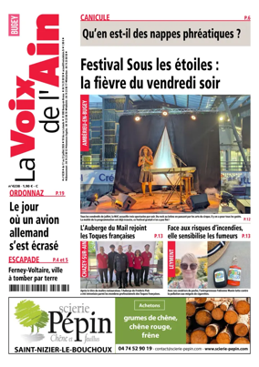 Cover of La Voix de l’Ain Amberieu en Bugey - Meximieux