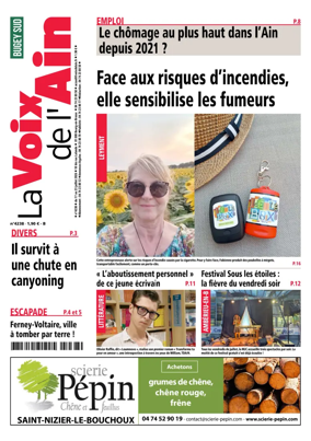 Cover of La Voix de l’Ain Belley