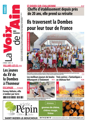 Cover of La Voix de l’Ain Dombes