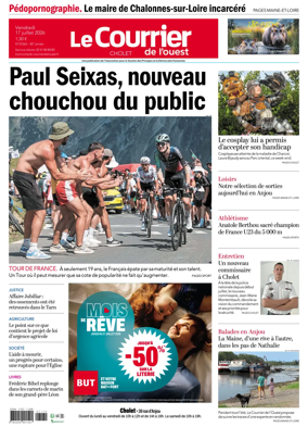 Cover of Le Courrier de l’Ouest (Cholet)