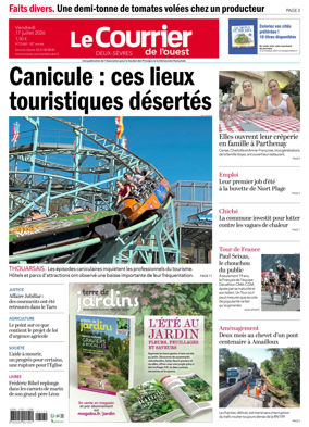 Cover of Le Courrier de l’Ouest (Deux-Sevres)