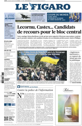 Cover of Le Figaro