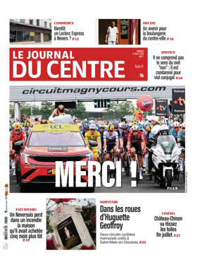 Cover of Le Journal du Centre