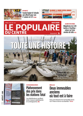 Cover of Le Populaire du Centre (Haute-Vienne)