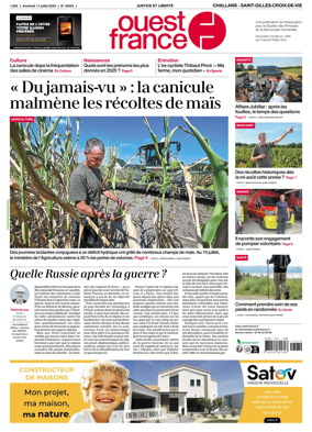 Cover of Ouest France (Challans / Saint-Gilles-Croix-de-Vie)
