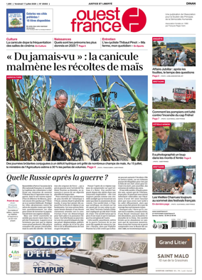 Cover of Ouest France (Dinan)