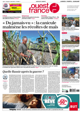 Cover of Ouest-France (Lannion / Paimpol / Guingamp)