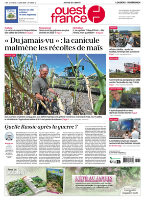 Cover of Ouest France (Loudeac / Rostrenen)