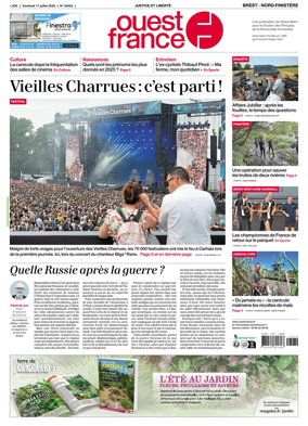 Cover of Ouest France (Nord-Finistere)